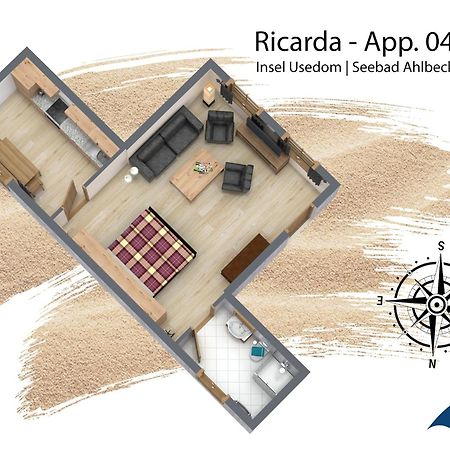 Villa Ricarda Whg 04 Heringsdorf (Usedom) Exterior foto